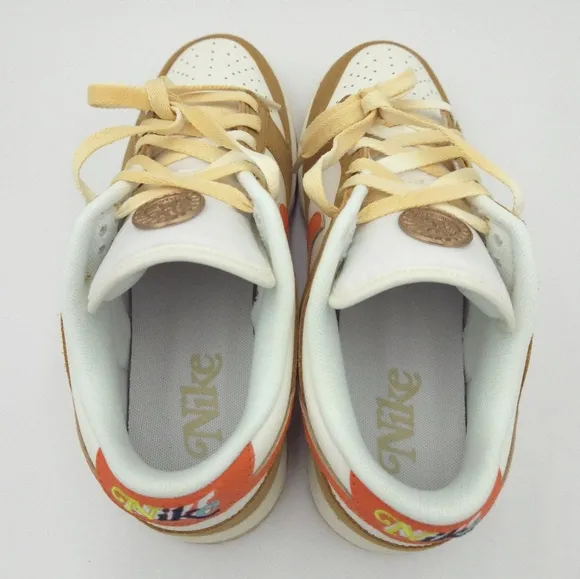 NIKE DUNK LOW RETRO Sail Wheat Orange Men Classic Casual Shoes HM3729-181