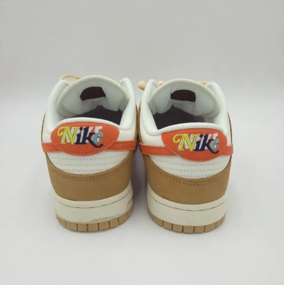 NIKE DUNK LOW RETRO Sail Wheat Orange Men Classic Casual Shoes HM3729-181