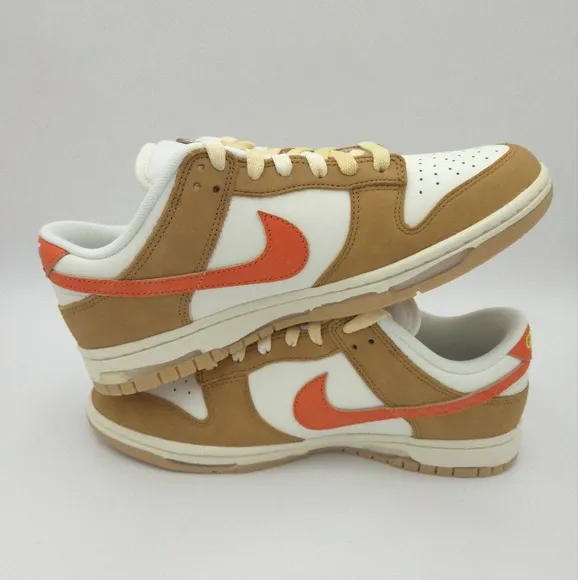 NIKE DUNK LOW RETRO Sail Wheat Orange Men Classic Casual Shoes HM3729-181