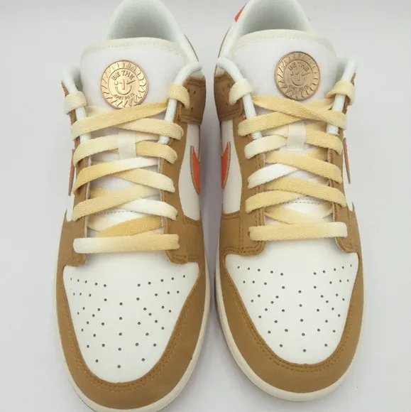 NIKE DUNK LOW RETRO Sail Wheat Orange Men Classic Casual Shoes HM3729-181
