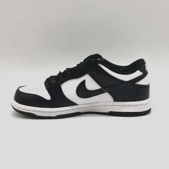 Nike Dunk Low Retro White Black Panda CW1590-100 Kids Sneakers Shoes