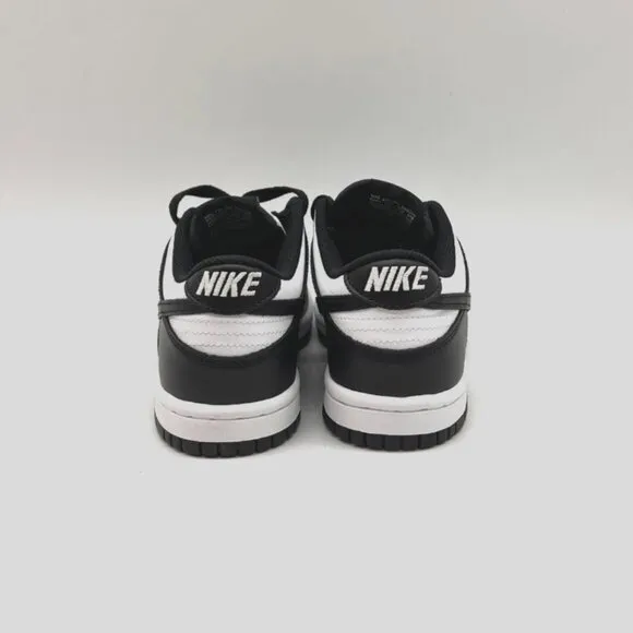 Nike Dunk Low Retro White Black Panda CW1590-100 Kids Sneakers Shoes