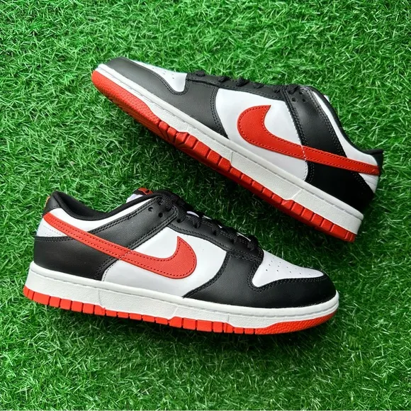 Nike Dunk Low Retro White Red Dragon Black