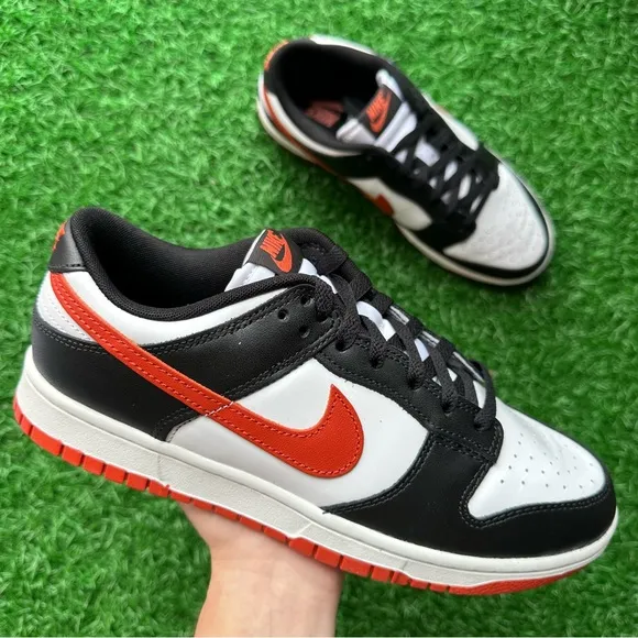 Nike Dunk Low Retro White Red Dragon Black