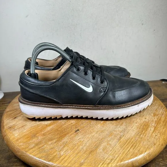 Nike Janoski G Tour Leather Golf Black White Shoes Men's Size 8.5‎ BV8070-001