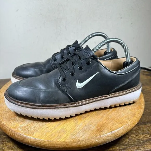Nike Janoski G Tour Leather Golf Black White Shoes Men's Size 8.5‎ BV8070-001
