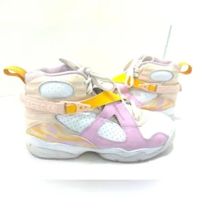 Nike Jordan Air Jordan 8 Retro GS 580528 816 Arctic Punch basketball sneakers 6Y