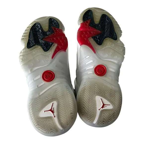 NIKE JORDAN Jumpman Two Trey Olympic Sneakers Leather Mid Tops Men’s Size 8 EC