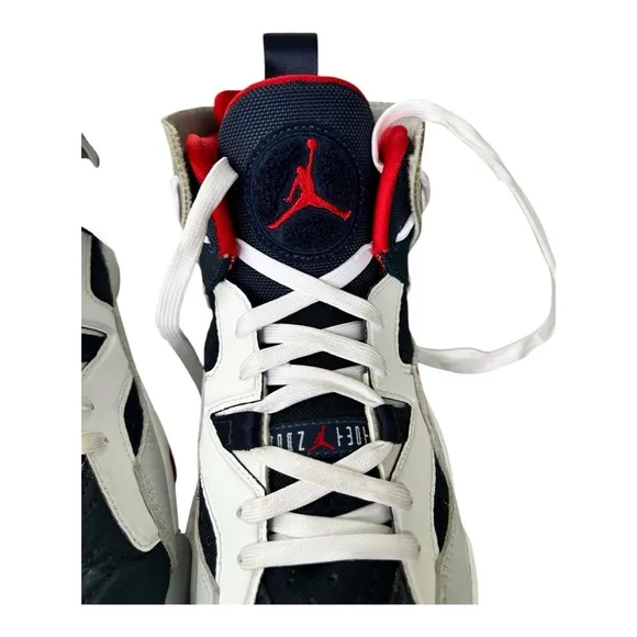 NIKE JORDAN Jumpman Two Trey Olympic Sneakers Leather Mid Tops Men’s Size 8 EC