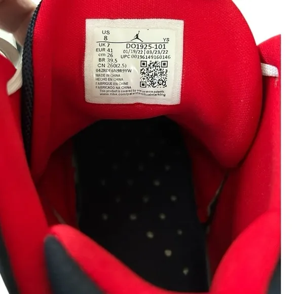 NIKE JORDAN Jumpman Two Trey Olympic Sneakers Leather Mid Tops Men’s Size 8 EC