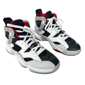 NIKE JORDAN Jumpman Two Trey Olympic Sneakers Leather Mid Tops Men’s Size 8 EC