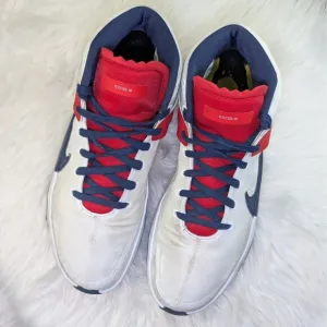 Nike KD 13 Shoes Men Size 12.5 White Red Blue Basketball Kevin Durant | VKTRY