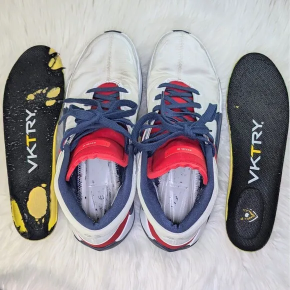 Nike KD 13 Shoes Men Size 12.5 White Red Blue Basketball Kevin Durant | VKTRY