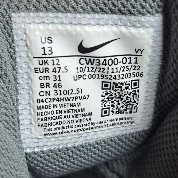 Nike KD Trey 5 IX Pure Platinum 2021 CW3400-011 Sneaker Men's Sz 13 (VGC)