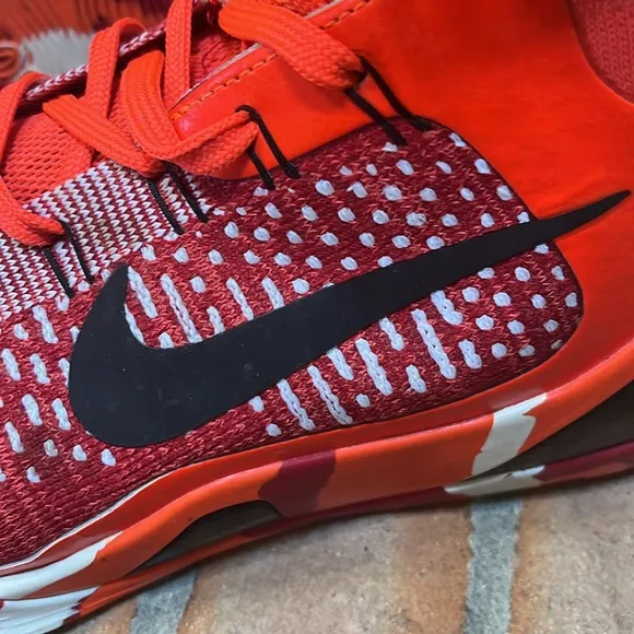 Nike Kobe 9 Elite Protro High Basketball Shoes size 7 Bright Crimson/Black-White