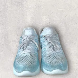 Nike Lunarepic Flyknit 2 Blue Running Shoes Womens Size 8 #01850