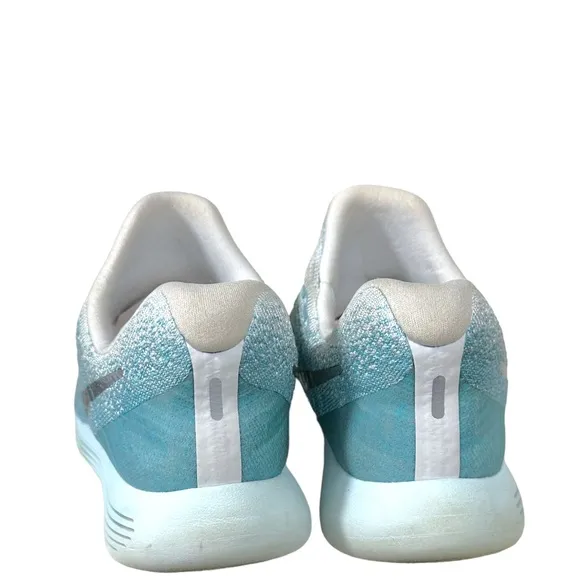 Nike Lunarepic Flyknit 2 Blue Running Shoes Womens Size 8 #01850