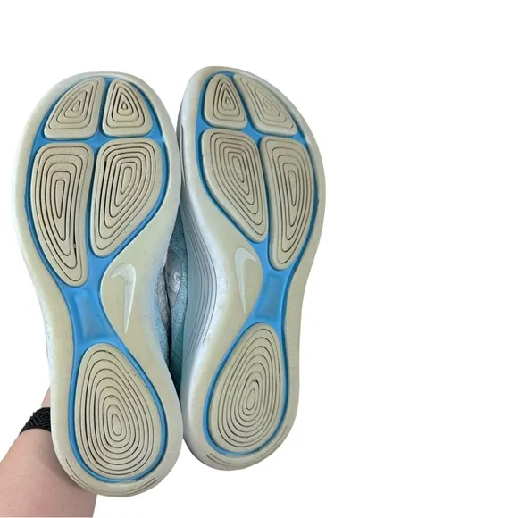 Nike Lunarepic Flyknit 2 Blue Running Shoes Womens Size 8 #01850