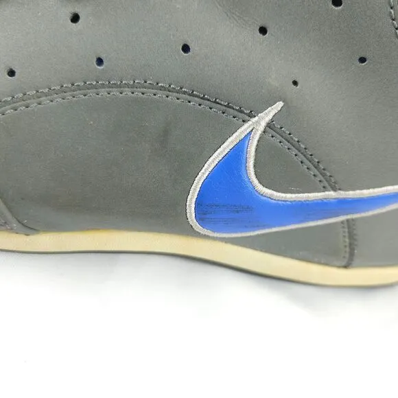Nike Mens 11.5 Gray Air ZOOM HOOP LE LOW STEVE NASH Basketball Shoes 318854-041