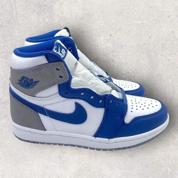 Nike Mens Air Jordan 1 Retro High OG 'True Blue' DZ5485-410 size 4/ 5.5 Womens
