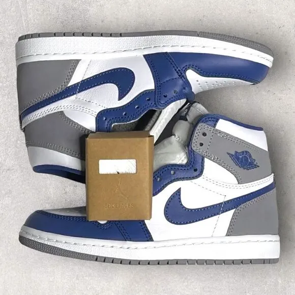 Nike Mens Air Jordan 1 Retro High OG 'True Blue' DZ5485-410 size 4/ 5.5 Womens