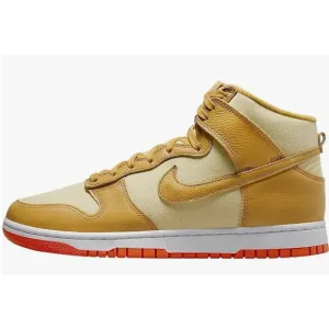 Nike Mens Dunk High DD1399 101 Syracuse - Size,   Gold Wheat Gold, 11 US