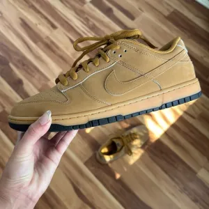 Nike Men's Tan/golden brown suede low dunks size 12.5