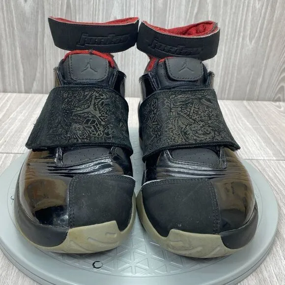 Nike Mens Air Jordan 20 Retro 2015 Stealth Black Red Shoes 310455-002 Sz 9.5