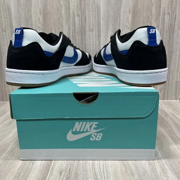 Nike SB Alleyoop White Team Royal Blue Black CJ0882-104 Skate Shoes Men’s Sz 13