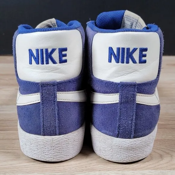 Nike SB Blazer Mid Shoes Mens Size 11 Blue White Skate Athletic 864349-403