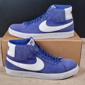 Nike SB Blazer Mid Shoes Mens Size 11 Blue White Skate Athletic 864349-403
