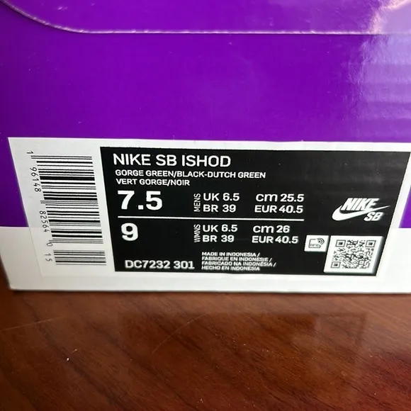 Nike SB Ishod Shoes DC7232-301 Heineken Green Black Skate