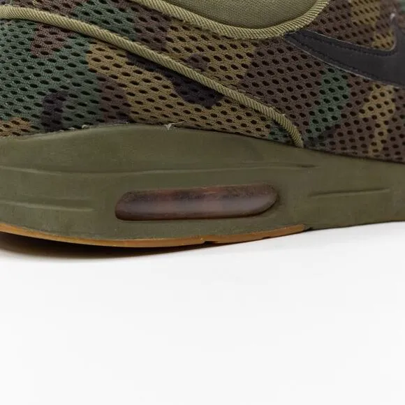 NIKE SB Stefan Janoski Max Iguana Camo Skate Shoes Green 631303-203 Mens Sz 10.5