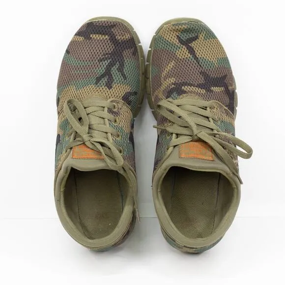 NIKE SB Stefan Janoski Max Iguana Camo Skate Shoes Green 631303-203 Mens Sz 10.5