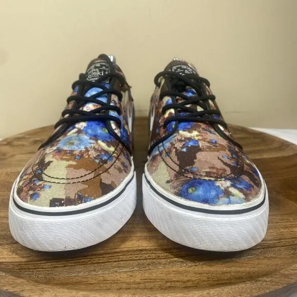 Nike SB Zoom Stefan Janoski Premium Blue Digi Floral Mens Blue Size 9 Shoes