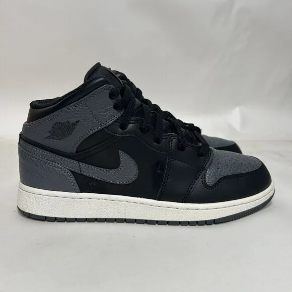 Nike Shoes Air Jordan 1 Mid Retro GS “Black Grey” 2024