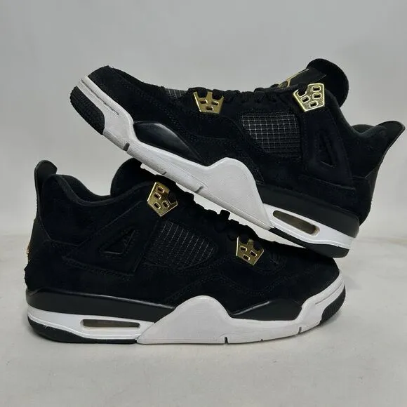 Nike Shoes Air Jordan 4 Retro BG “Royalty/Black Gold” 2024