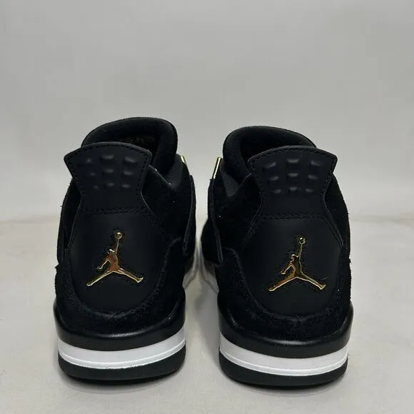 Nike Shoes Air Jordan 4 Retro BG “Royalty/Black Gold” 2024