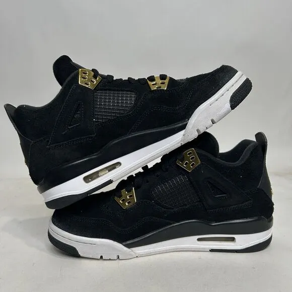 Nike Shoes Air Jordan 4 Retro BG “Royalty/Black Gold” 2024