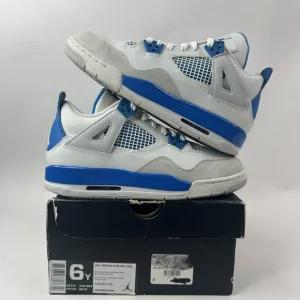 Nike Shoes Air Jordan 4 Retro GS “Military Blue” 2024