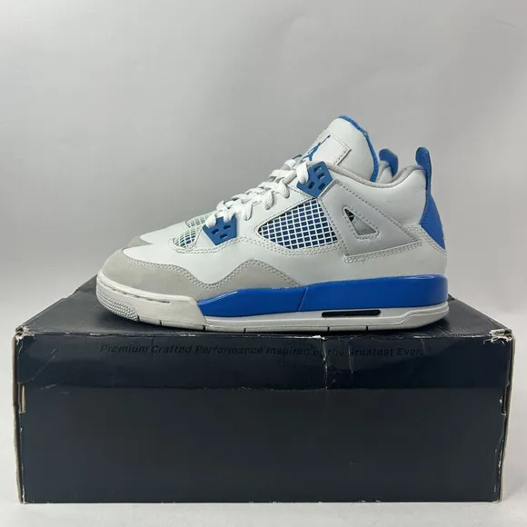 Nike Shoes Air Jordan 4 Retro GS “Military Blue” 2024