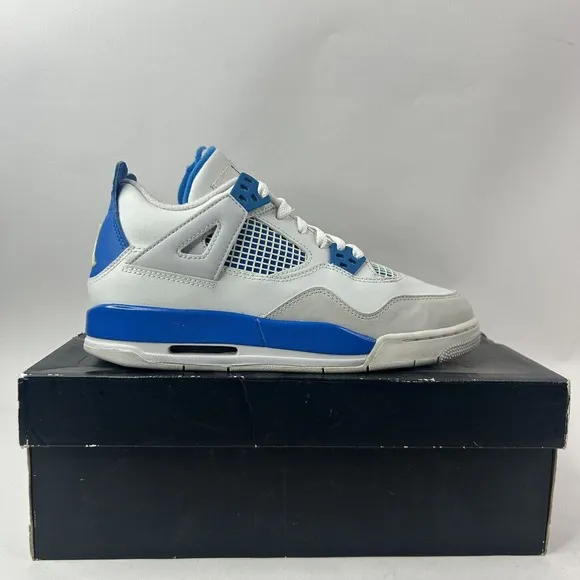 Nike Shoes Air Jordan 4 Retro GS “Military Blue” 2024