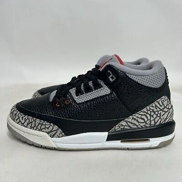 Nike Shoes Air Jordan Retro 3 BG “Black Cement” 2018