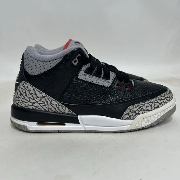 Nike Shoes Air Jordan Retro 3 BG “Black Cement” 2018