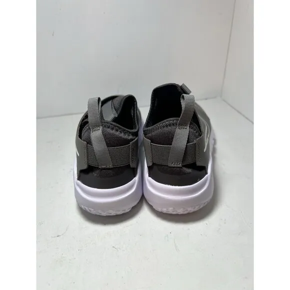 Nike Shoes Youth 6.5 Y Flex Runner 2 Kids Slip on Grey White Sneakers DJ6038-003