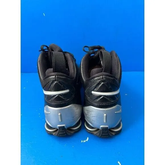 Nike Shox BB Pro Black Vince Carter Leather Basketball Shoes Black Mens Size 9