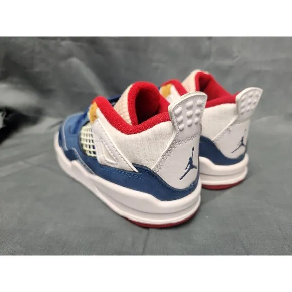Nike Toddlers Jordan 4 Retro (TD) Sneakers Messy Room Edition Size 6 NEW IN BOX!