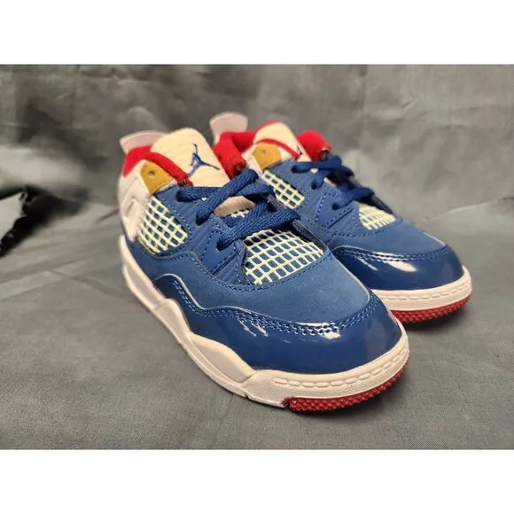 Nike Toddlers Jordan 4 Retro (TD) Sneakers Messy Room Edition Size 6 NEW IN BOX!