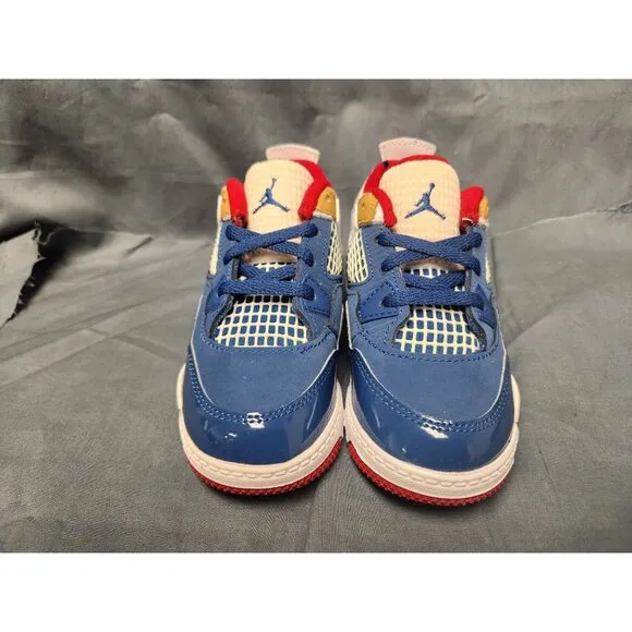 Nike Toddlers Jordan 4 Retro (TD) Sneakers Messy Room Edition Size 6 NEW IN BOX!