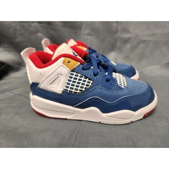 Nike Toddlers Jordan 4 Retro (TD) Sneakers Messy Room Edition Size 6 NEW IN BOX!